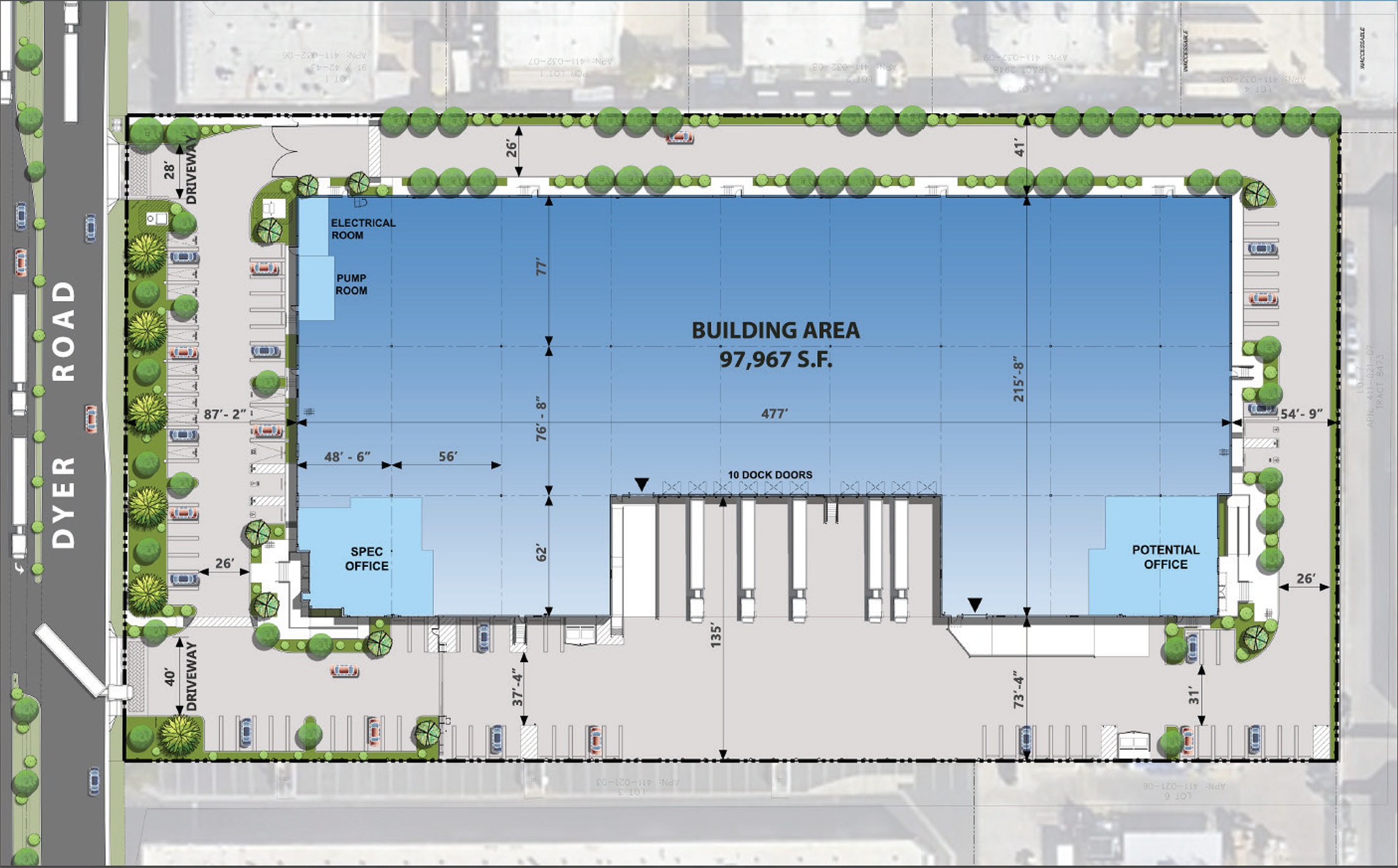 Dyer Distribution Center Site Plan Dyer Distribution Center Site Plan